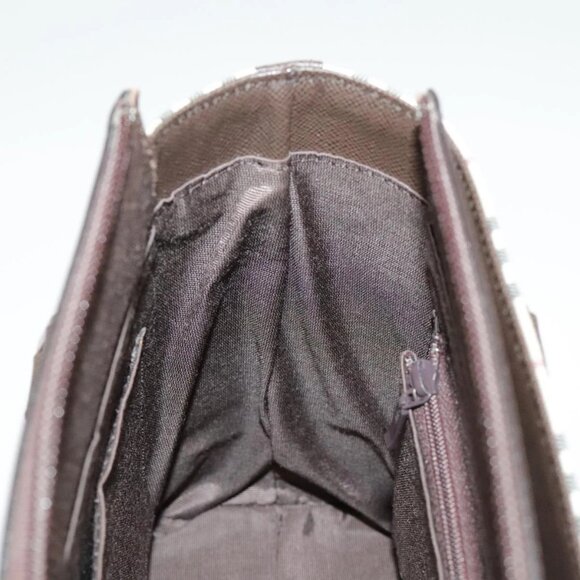 BURBERRY Nova Check Hand Bag Canvas Leather Beige Auth 101313 - Picture 14 of 16